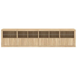 Sideboard with LED Lights Sonoma Oak 283x37x67 cm 3209018