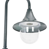 Garden Post Light E27 120 cm Aluminium Dark Green 44218