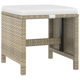 Garden Dining Set Beige, Cream White 3095501