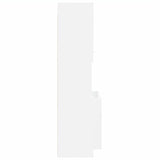 4 Piece Bathroom Furniture Set White Engineered Wood 3308536