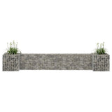 H-Shaped Gabion Planter Steel Wire 260x40x40 cm 145658