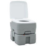 Portable Camping Toilet Grey and white 41.5 x 36.5 x 37.5 cm 42001437