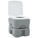 Portable Camping Toilet Grey and white 41.5 x 36.5 x 37.5 cm 42001437
