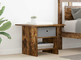 Bedside Table 2 pcs Smoked Oak 41 x 40 x 45 cm Engineered Wood 8000445