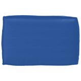 Cushion Set 3 pcs Royal Blue Oxford Fabric 3402136
