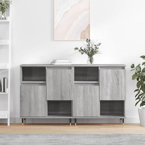 Sideboards 2 pcs Grey Sonoma Engineered Wood 3190123