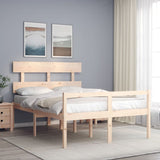 Senior Bed without Mattress 140x200 cm Solid Wood 3195351