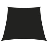 Sunshade Sail Oxford Fabric Trapezium 3/4x3 m Black 135792