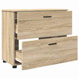 Bathroom Cabinet with Drawer Sonoma Oak 76.5 x 35 x 64 cm 883296