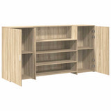 Reception Desk Sonoma Oak 200x50x103,5 cm Engineered Wood 3324180