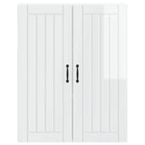Wall Cabinet LUCCA High Gloss White 80 x 31 x 100 cm 885149