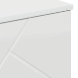 Bathroom Cabinet with Storage High Gloss White 60 x 35 x 80 cm 883308