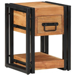 ZNTS Nightstand 30x30x40 cm Solid Acacia Wood 4016710