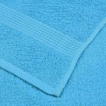 Towels 4 pcs Turquoise 100x200 cm 360 gsm 100% Cotton 136987