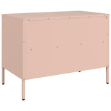 TV Cabinets 2 pcs Pink 68x39x50.5 cm Steel 843045