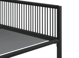 13 Piece Garden Dining Set Black Poly Rattan 3295055