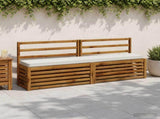 2-Piece Bench Cushions VUGHT 2 pcs 100% Polyester White 950943