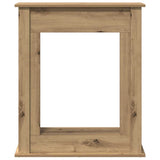 Fireplace Surround Artisan Oak 75x20x87.5 cm Engineered Wood 854588
