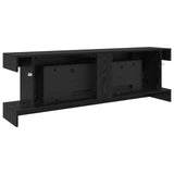 Electric Fireplace Black Oak 150 x 30 x 50 cm Engineered wood 8020785
