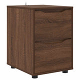 Storage Cabinet Brown Oak 40 x 48 x 57 cm Engineered Wood 888844