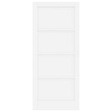 Interior Door White 86 x 198.5 cm Plywood 42052396