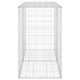 Gabion Wall with Covers Galvanised Steel 150x60x100 cm 147814