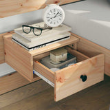 Bed Frame with Headboard Brown 200 x 200 cm Solid Pine Wood 3385676