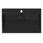 Wash Basin 60x38x11 cm Mineral Cast/Marble Cast Matt Black 155980