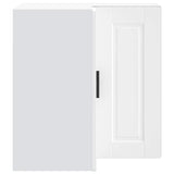 Kitchen Wall Corner Cabinet Porto White Engineered Wood 854097