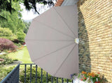 Collapsible Terrace Side Awning Cream 200 cm 44578