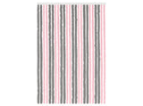 Insect Curtain Chenille Silver Grey and Pink 100 x 200 cm 42034441