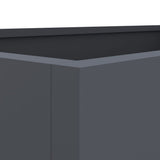 Planter Anthracite 62x40x39 cm Steel 841597