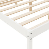 Senior Bed without Mattress White 135x190cm Double 810590