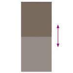 Roller Blind Blackout 120 x 230 cm Coffee 240163