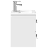 Bathroom Sink Cabinet with Built-in Basin White 3278755
