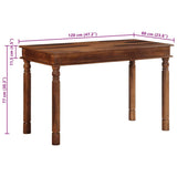 Dining Table 120x60x77 cm Solid Wood Acacia 4102366