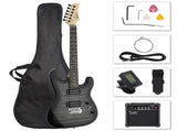 GST Stylish H-H Pickup Tiger Stripe Electric Kit with 20W AMP Bag 16611301