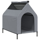 Dog House Light Grey Oxford Fabric and Steel 172591