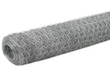 Chicken Wire Fence Galvanised Steel 25x1.5 m Silver 143329