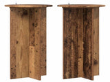 Plant Stand 2 pcs Old Wood 40 x 40 x 80 cm Engineered Wood 899706