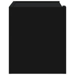 ZNTS Wall-mounted Bedside Cabinets 2 pcs Black 45x30x35 cm 848314