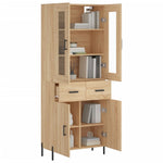 Highboard Sonoma Oak 69.5x34x180 cm Engineered Wood 3198540