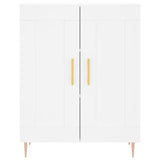 Highboard White 69.5x34x180 cm Engineered Wood 3199673