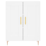 Highboard White 69.5x34x180 cm Engineered Wood 3199673