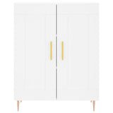 Highboard White 69.5x34x180 cm Engineered Wood 3199673