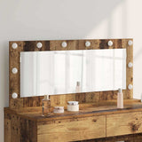 Vanity Mirror Rectangular with Mirror Old Wood 100 x 45 x 18 cm 868331
