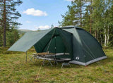 Camping Tent Army Green 190 x 140 x 105 cm Polyester and Steel 42028645