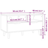 326780 TV Cabinet Sonoma Oak 90x40x48,5 cm Engineered Wood