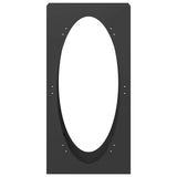 Firewood Rack Black 50x23x100 cm Cold-rolled steel 864181