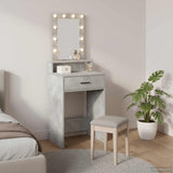 Dressing Table Grey 50 x 41 x 140 cm Engineered Wood 865157
